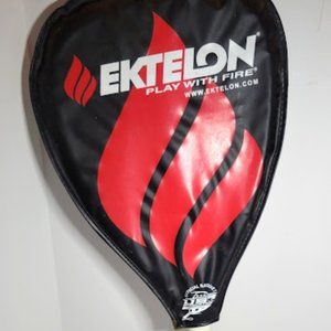 EKTELON RACQUET BALL RACQUET WITH COVER PRE-OWNED BUT STRINGS ARE TIGHT
